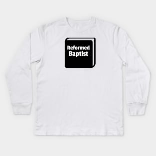 Reformed Baptist Bible simple icon Kids Long Sleeve T-Shirt